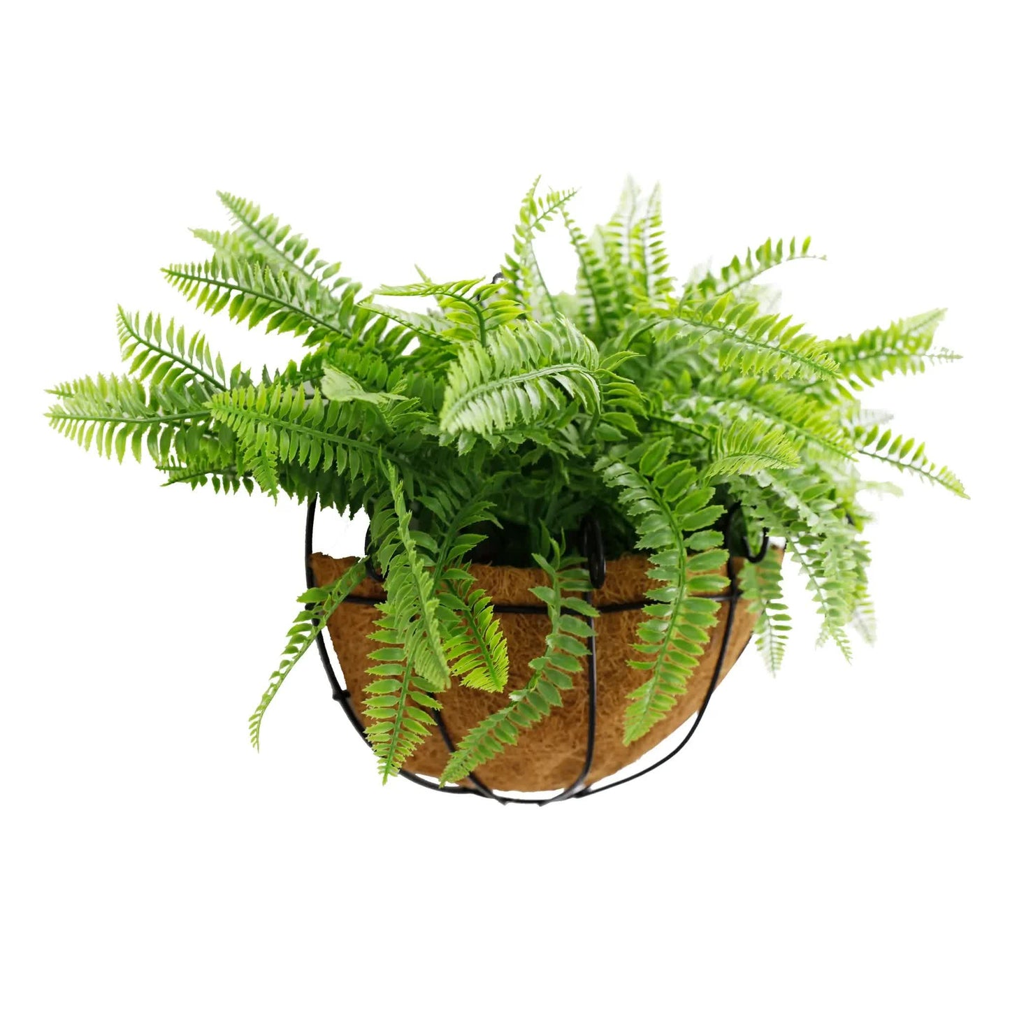 Artificial Hanging Fern Basket 30cm x 40cm Long UV Resistant