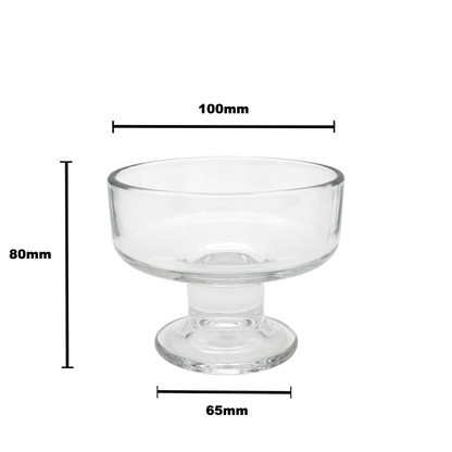 Authur Dessert Glass Bowl - 200ml clear