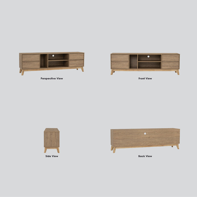 Hirado Entertainment TV Unit - Natural