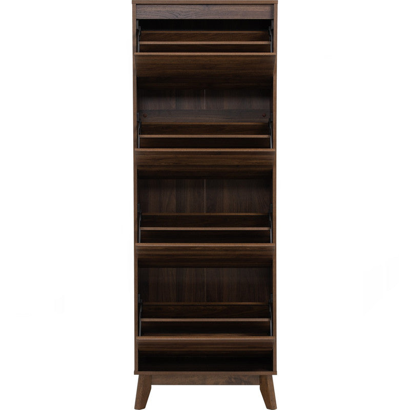 Hirado Tall Shoe Cabinet - Cocoa