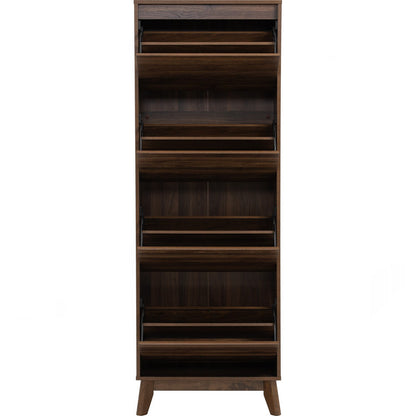 Hirado Tall Shoe Cabinet - Cocoa