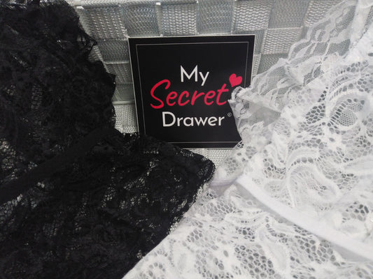 Classic Lace Cutout Briefs by My Secret Drawer ®
