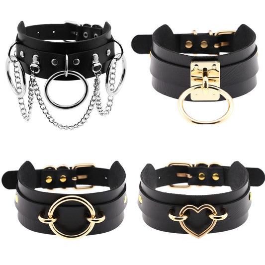 Restrain Faux Leather Love Collar by My Secret Drawer ®