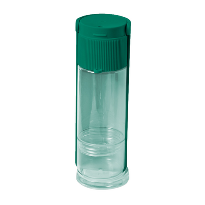 Ribbed Portable Pet Bottle in Emerald