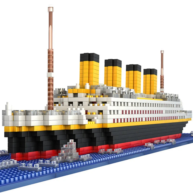 NNEOBA Titanic Ship Toy with LED Light