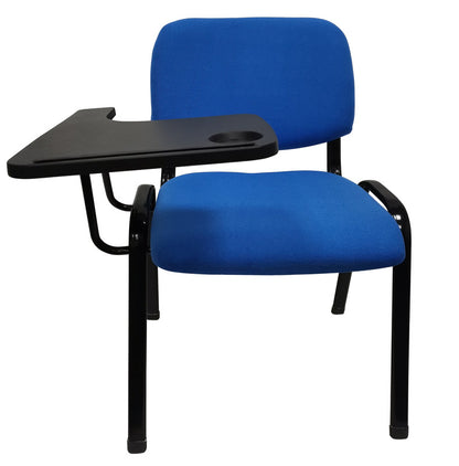 NNECN Lecture Chair with Table Top for Classroom Lecture Training Conference (Set of 6-Blue)