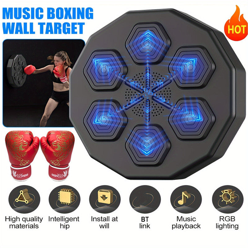 NNETM Smart Wall-Mounted Boxing Trainer with Gloves