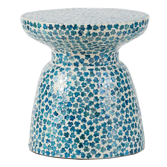 SANTORINI SHELL STOOL/SIDE TABLE