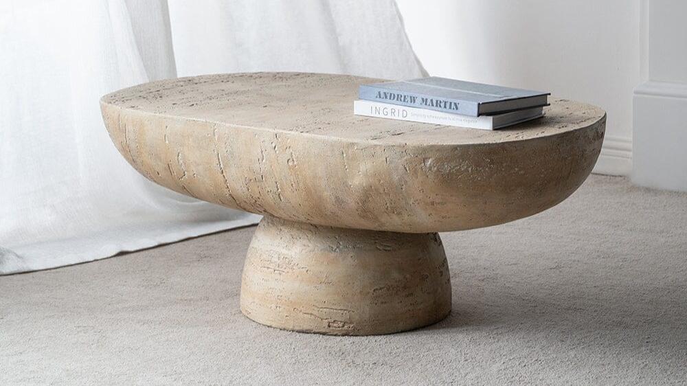 LOGAN CEMENT COFFEE TABLE