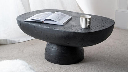 BLACK IS BACK CEMENT COFFEE TABLE