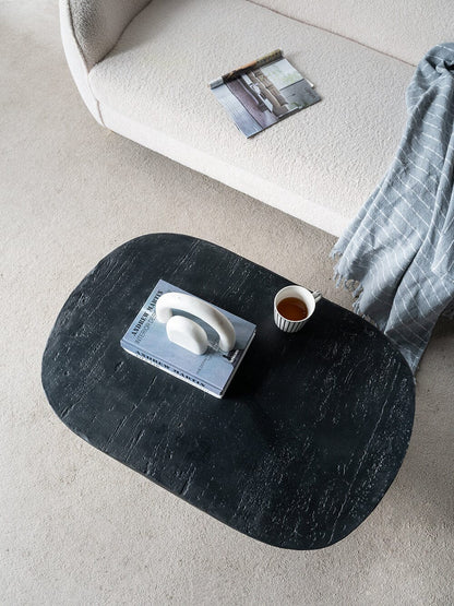 BLACK IS BACK CEMENT COFFEE TABLE