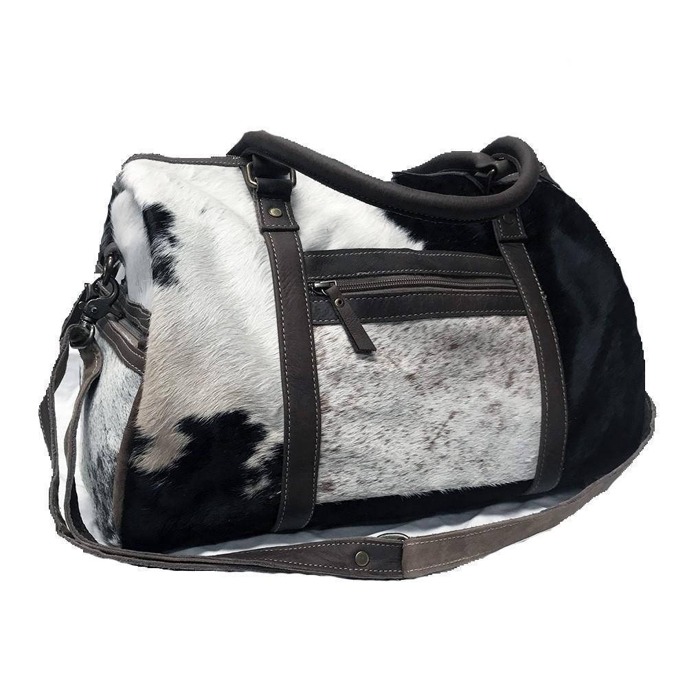 COWHIDE DUFFLE BAG