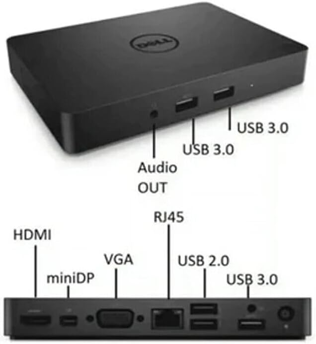 (Refurbished) WD15 USB-C 4K FHD HDMI Docking Station (K17A)