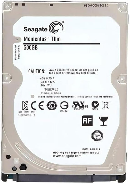 (Refurbished) 2.5" 500GB SATA HDD (ST500LM021)