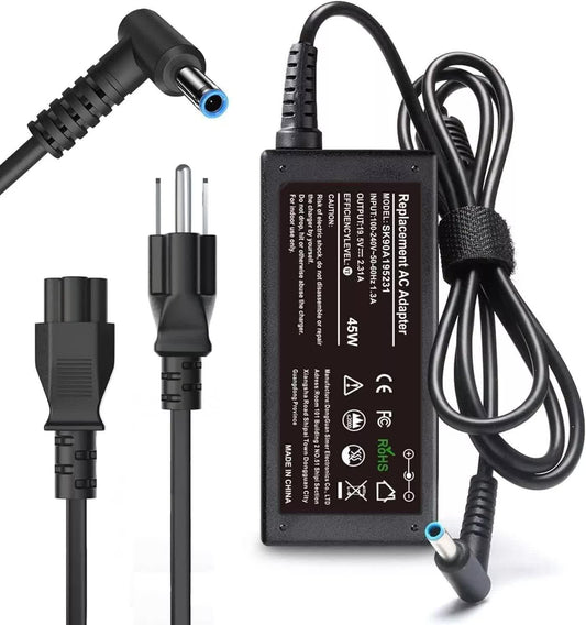 (Refurbished) AC Adapter 45W Blue Small Tip