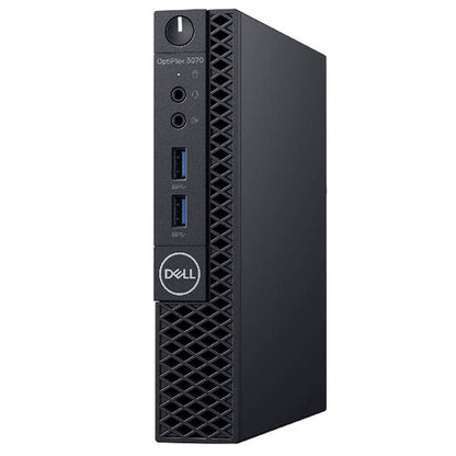 Dell (Refurbished) SFF OptiPlex 3070 Micro Bundle - i5-9500 16GB 256GB W11P WIFI + (Brand New) Rapoo X1800S Wireless Optical Keyboard Mouse Combo + (Brand New) Rapoo V10S Mouse Pad - Large Mouse Mat