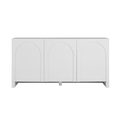 Dome White 3 Doors Sideboard