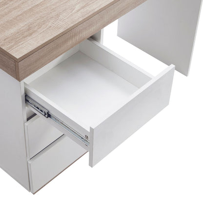 Ashley Coastal White Wooden Office Desk