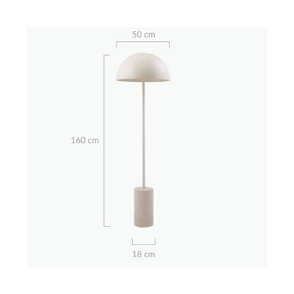 Jacob White Floor Lamp