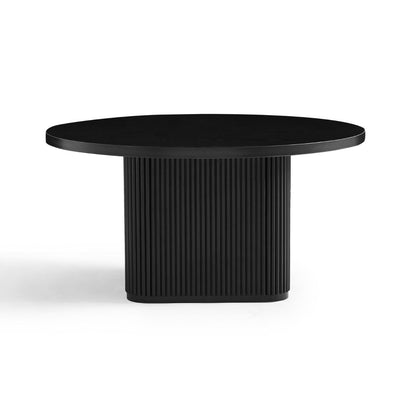 Tate Black Round Column Coffee Table