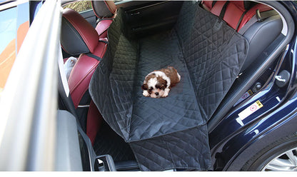 Heavy Duty Dog Car Seat Cover with Side Flaps, Waterproof Pet Back Seat Cover,  Non-Slip  Scratchproof Dog Hammock for Cars, Trucks and SUVs