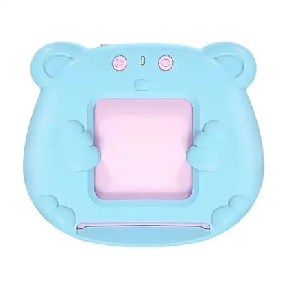 Blue Bear-Shaped Early Education Card Reader - Interactive Learning Toy with 510 Flashcards for Kids