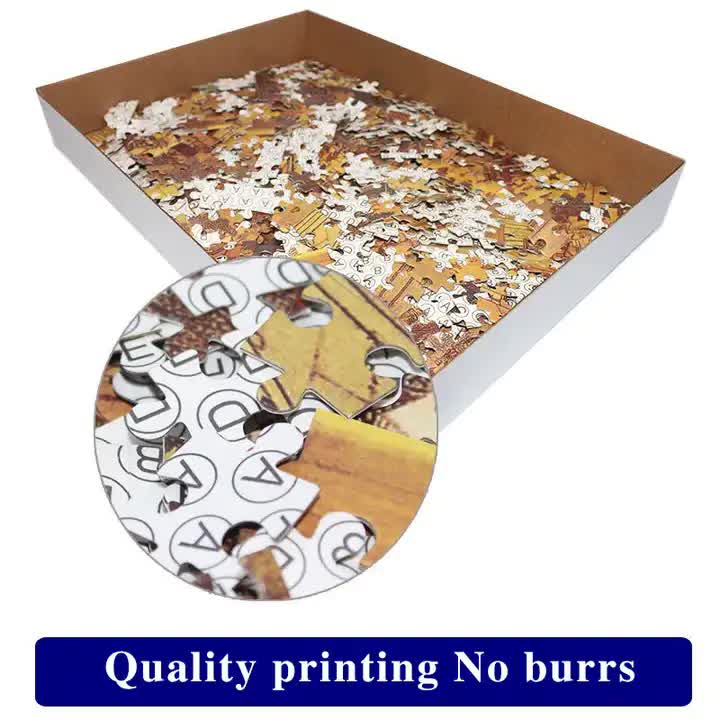 (2 PCS) 1000-Piece Elk Jigsaw Puzzle - High Difficulty Stress-Relief  Toy