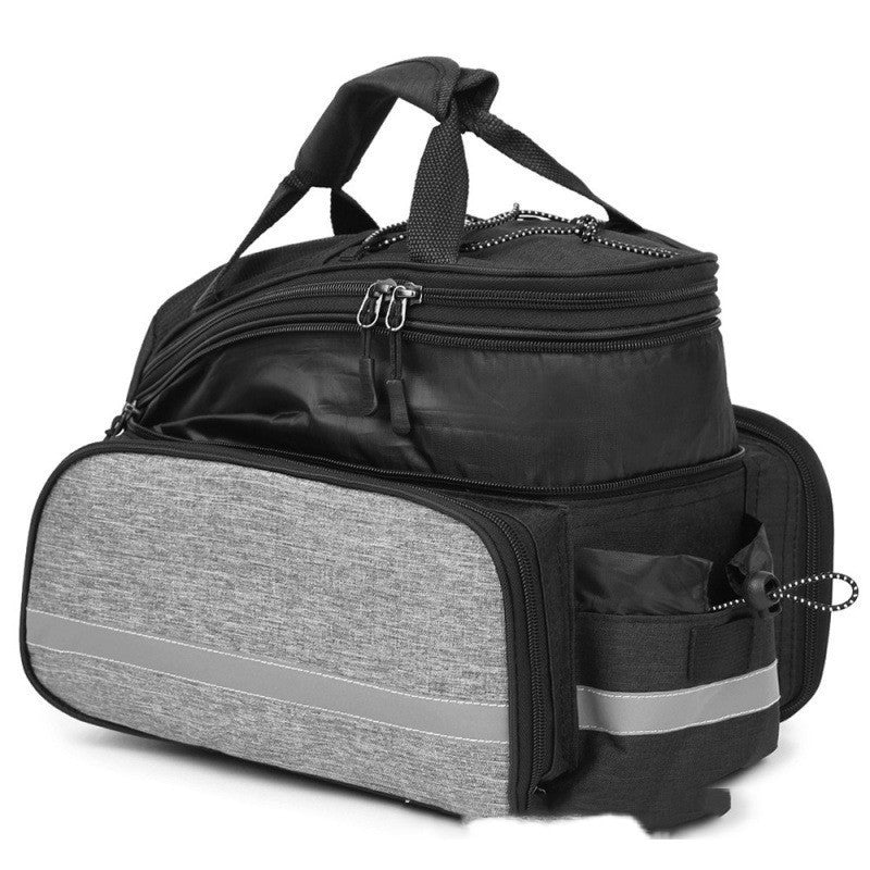 Insulated Bike Rear Rack Bag - Waterproof Storage Bag with Soft PE Padding for Cycling