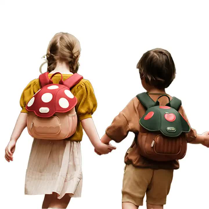 Red New Kids Cartoon Backpack – Lightweight, Personalized School Bag for Toddlers and Preschoolers – Perfect for Travel and Outdoor Adventures