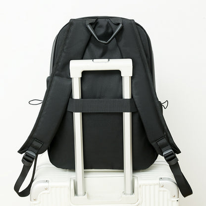 Grey Casual Korean Style Backpack - Versatile Laptop Bag for Students, Business, and Travel - Fashionable and Practical