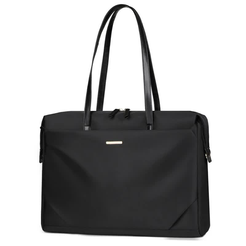 Black Women’s Work Tote Bag – New Fashionable Laptop Bag, Large Capacity Business Briefcase, Commute & Office Tote