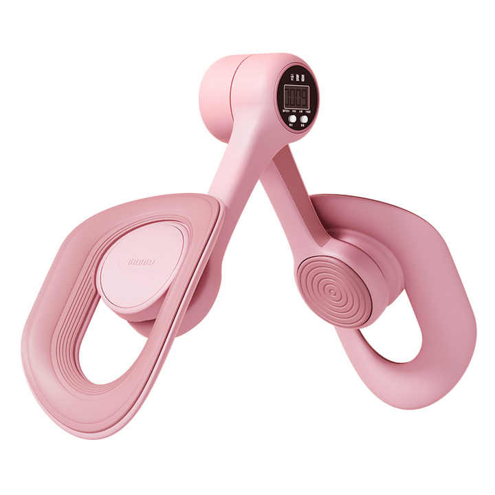 Pink Counting Adjustable Pelvic Floor Muscle Trainer with Smart Counter - Postpartum Recovery Tool