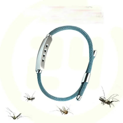 Gold 2 PCS Portable Mosquito Repellent Wristband with Adjustable Settings