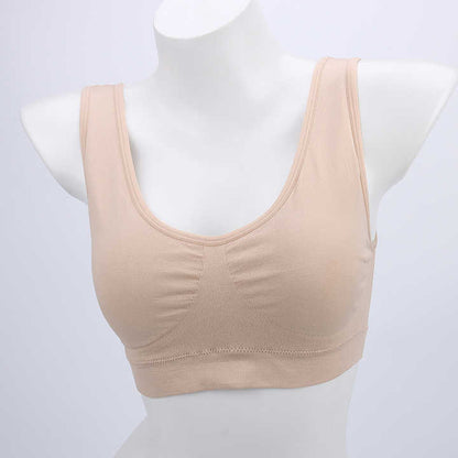 S Blue Seamless High-Waist Ribbed Bra & Panty Set - Wireless Stretchy Underwear