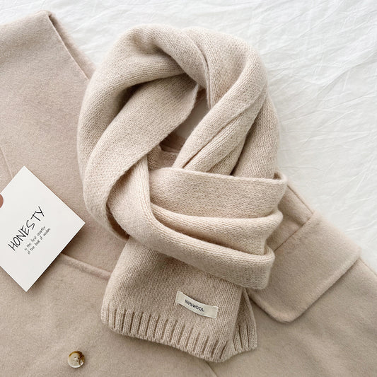 D2A60019-6 Luxurious 100% Wool Scarf for Women and Men - Soft, Warm, and Stylish