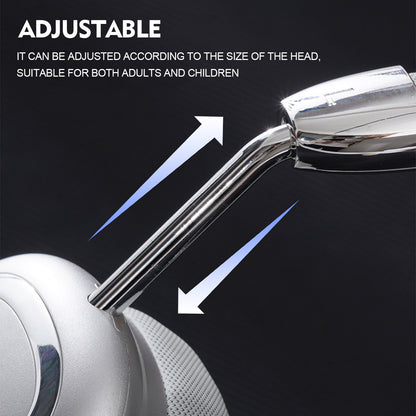 Blue Comfortable Bluetooth Over-Ear Headphones - Soft Earmuffs, Foldable Design, Stereo Sound