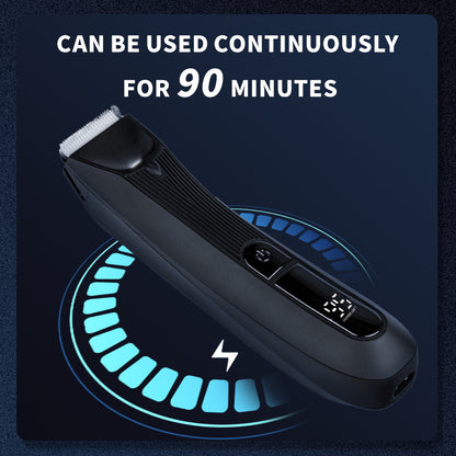 Men's Body Hair Scissors - USB Rechargeable, Waterproof with LED Light