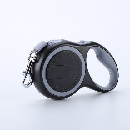 Gray 5M Pet Leash Retractable - Tangle-Free, Extendable Pet Leash for Walking