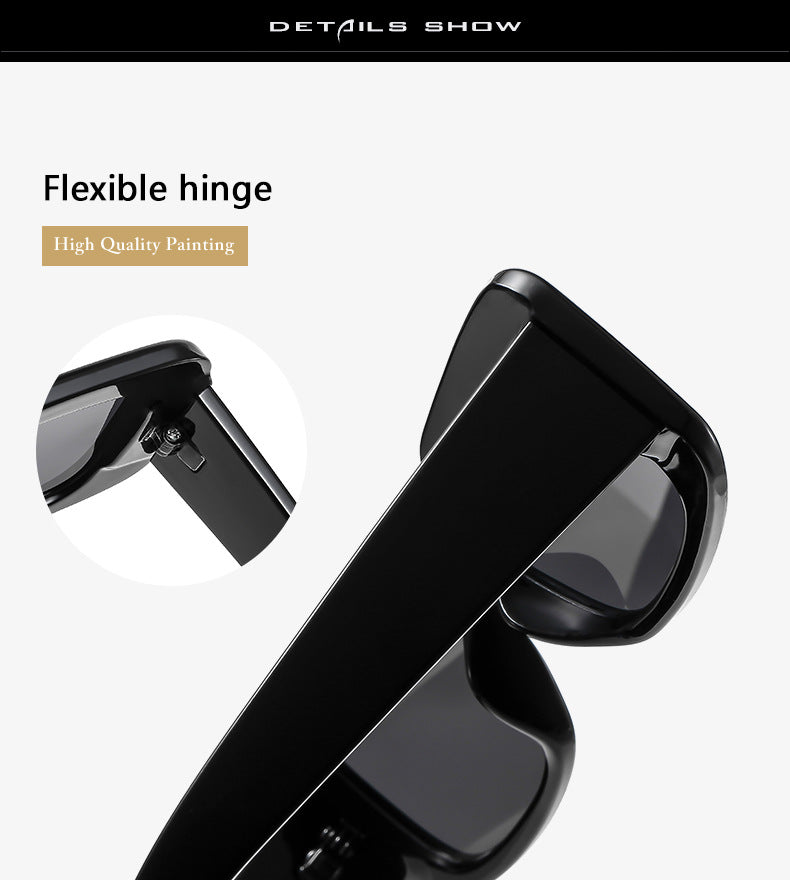 2-pcs Retro Rectangular Sunglasses for Women & Men