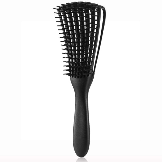 3 - pcs Black Detangling Brush - Octopus Design for Effortless Hair Care