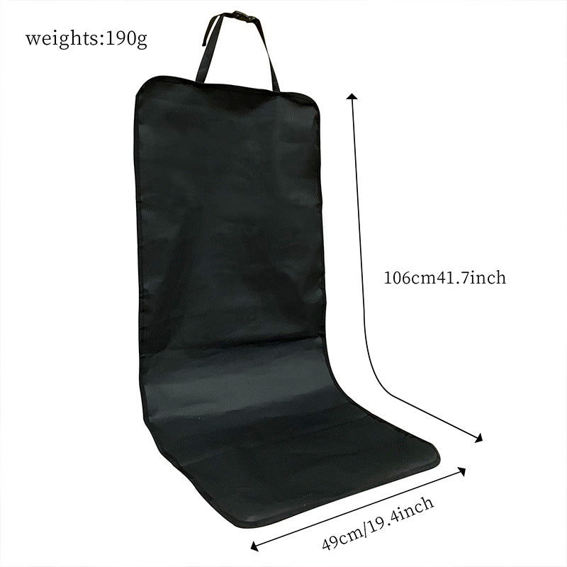 4 Pcs Light Grey Waterproof Pet Car Seat Cover - Scratch-Resistant Oxford Cloth  for Dogs and Cats (106 x 49 cm)