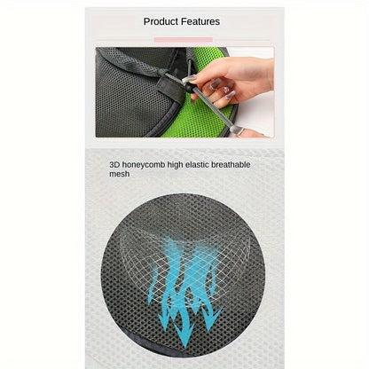 Black Portable Oxford Fabric Pet Carrier for Cats and Puppies (Size L)