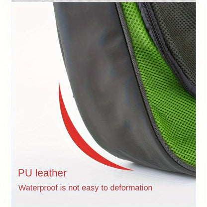 Black Portable Oxford Fabric Pet Carrier for Cats and Puppies (Size L)