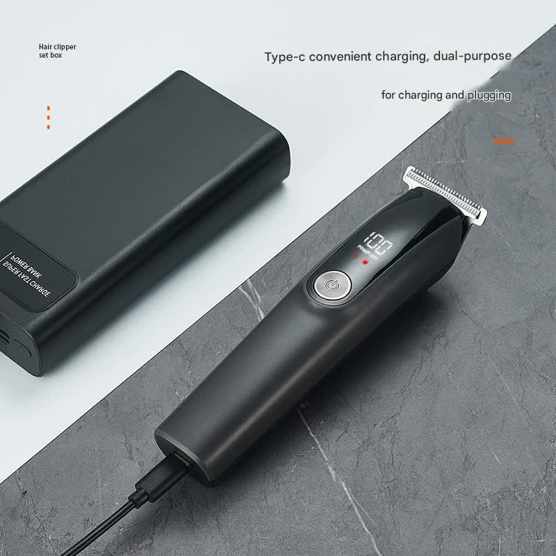 5-in-1 Professional Men's Grooming Kit - Cordless Hair Clipper, Beard Trimmer(Electroplating gun)