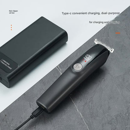 5-in-1 Professional Men's Grooming Kit - Cordless Hair Clipper, Beard Trimmer(Electroplating gun)