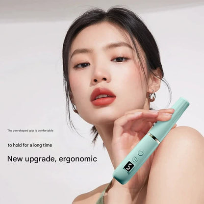 Portable Electric Nail Drill Machine Kit - 18000 RPM, 5-Speed, USB-C Rechargeable with LED Display(purple)