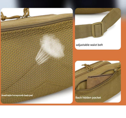 Tactical Waist Pack & Concealed Carry Bag - Multi-Pocket Fanny Pack with Adjustable Strap(black)