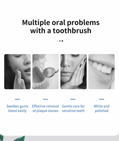 Professional Sonic Electric Toothbrush - 5 Modes, 40000 VPM, 180-Day Battery, IPX7 Waterproof with 4 Brush Heads(white)