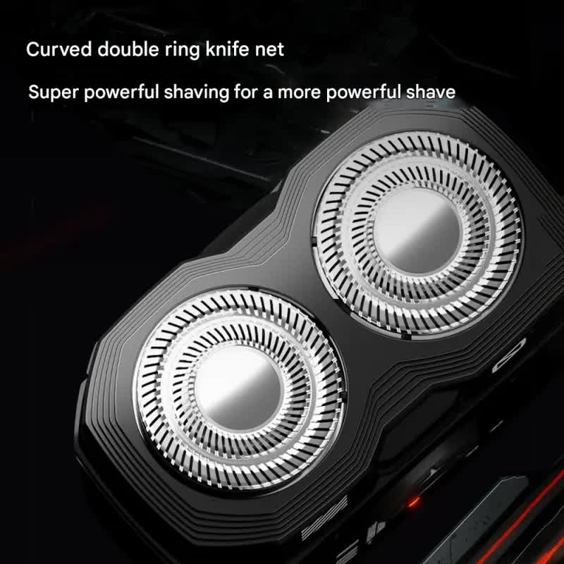K002 Mini Electric Shaver - 3D Floating Head, IPX7 Waterproof, Type-C Charging, 70 Min Runtime Product Description(white)