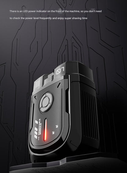 K002 Mini Electric Shaver - 3D Floating Head, IPX7 Waterproof, Type-C Charging, 70 Min Runtime Product Description(white)